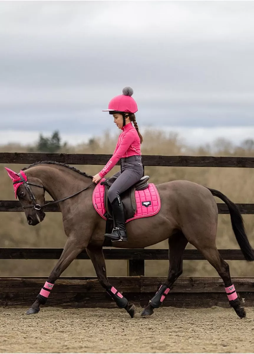 LeMieux Junior Loire Jump Square - Watermelon 2 LeMieux Junior Loire Jump Square - Watermelon - Image 2