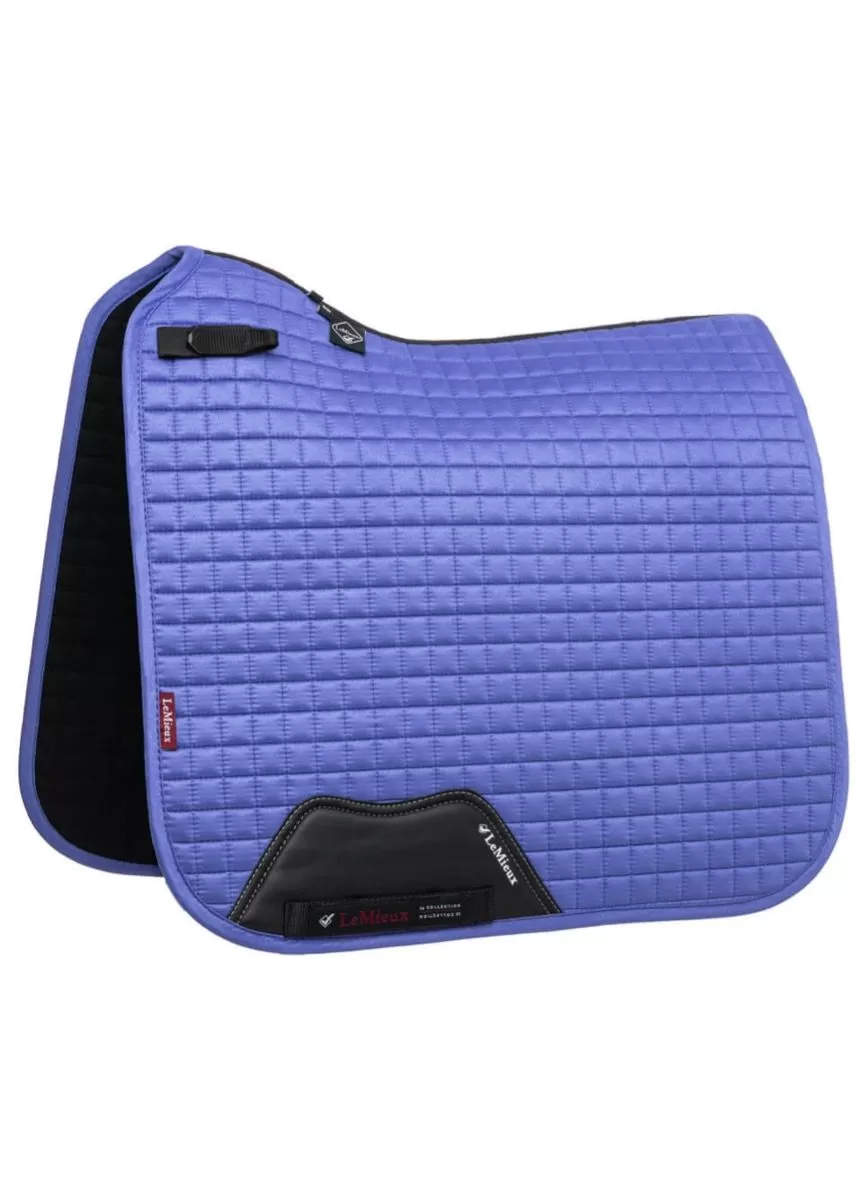 LeMieux Suede Dressage Square - Bluebell 1 LeMieux Suede Dressage Square - Bluebell