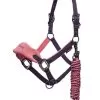 LeMieux Vogue Fleece Headcollar & Leadrope - Papaya