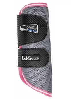 LeMieux Carbon Mesh Wrap Boots - Grey/Watermelon 6 LeMieux Carbon Mesh Wrap Boots - Grey/Watermelon -Equestrian Equipment Shop lemiex carbon mesh boot watermelon 3rdy