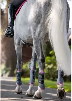 LeMieux Carbon Mesh Wrap Boots - Grey/Watermelon 7 LeMieux Carbon Mesh Wrap Boots - Grey/Watermelon -Equestrian Equipment Shop lemiex carbon mesh boot watermelon 4rdy