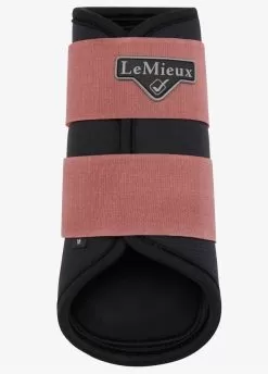 LeMieux Grafter Brushing Boots - Orchid -Equestrian Equipment Shop lm grafter orchid 3rdy