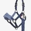 LeMieux Vogue Fleece Headcollar & Leadrope - Indigo