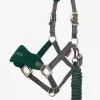 LeMieux Vogue Fleece Headcollar & Leadrope - Spruce