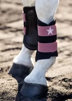 LeMieux Mini Brushing Boots - Orchid -Equestrian Equipment Shop lm mini grafter orchid 3rdy