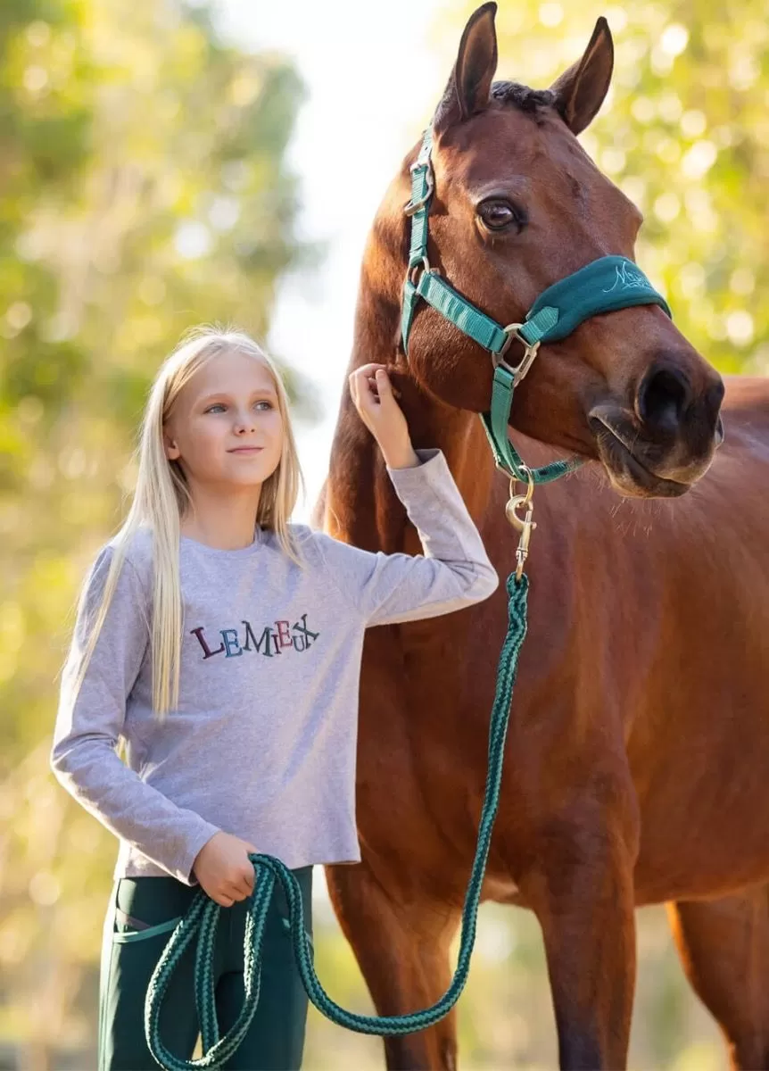 LeMieux Mini Vogue Headcollar & Leadrope - Evergreen 2 LeMieux Mini Vogue Headcollar & Leadrope - Evergreen - Image 2