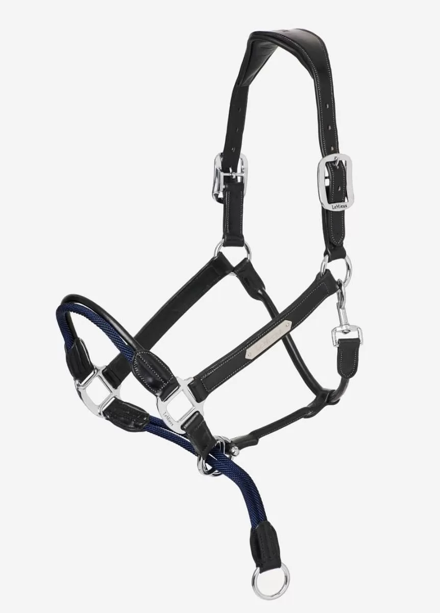 LeMieux Rope Control Headcollar - Black 2 LeMieux Rope Control Headcollar - Black - Image 2
