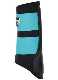 LeMieux Grafter Brushing Boots - Azure -Equestrian Equipment Shop lmbootazure2rdy