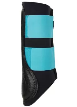 LeMieux Grafter Brushing Boots - Azure -Equestrian Equipment Shop lmbootazure3rdy