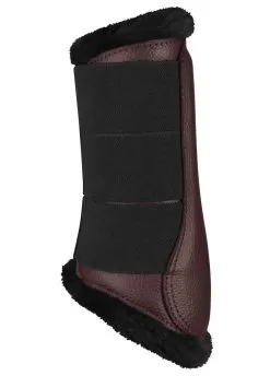 LeMieux Fleece Brushing Boots - Rioja -Equestrian Equipment Shop lmfleecebootrioja4rdy