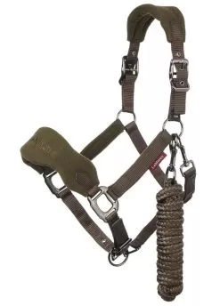 LeMieux Vogue Fleece Headcollar & Leadrope - Oak