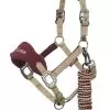 LeMieux Vogue Fleece Headcollar & Leadrope - Rioja