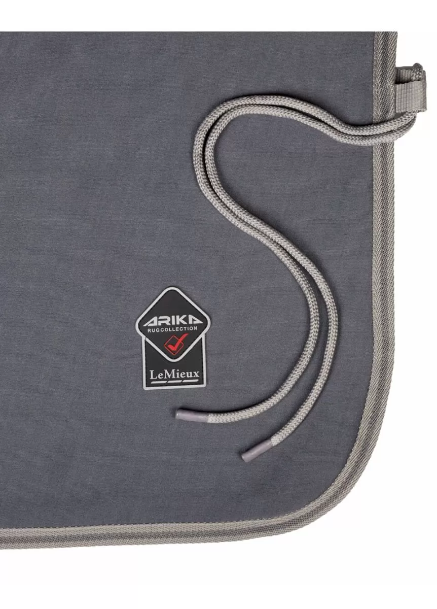 LeMieux Arika Jersey-Tek Fleece Rug - Grey 4 LeMieux Arika Jersey-Tek Fleece Rug - Grey - Image 4