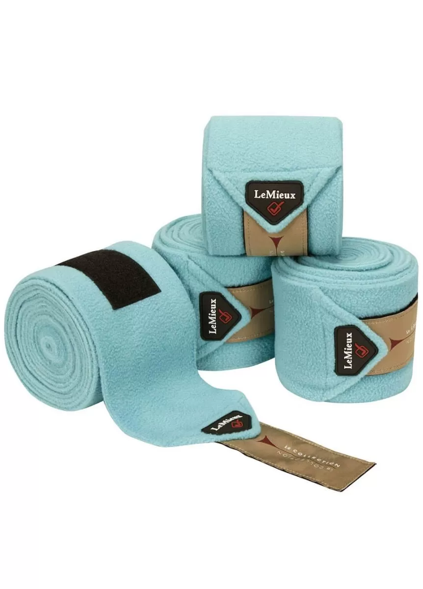 LeMieux Luxury Polo Bandages - Azure 1 LeMieux Luxury Polo Bandages - Azure