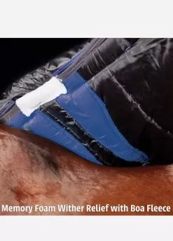 Weatherbeeta Comfitec Essential Combo Heavy Turnout- Iron Flame -Equestrian Equipment Shop memoryfoamboafleece 2
