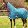 Weatherbeeta ComFiTec Plus Dynamic Combo Medium/Lite Turnout - Teal/Cer/Yell