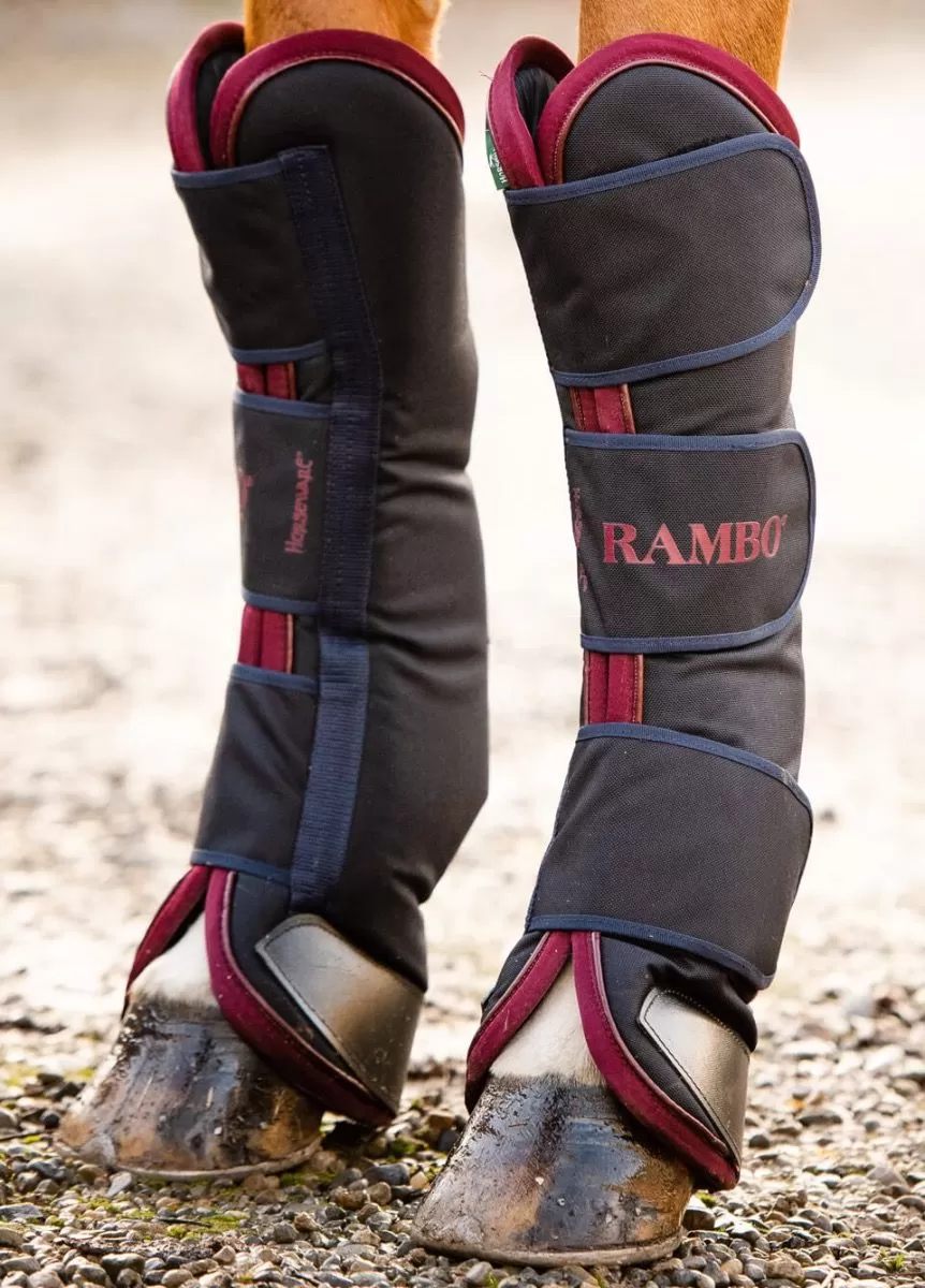 Rambo Travel Boots - Navy/Burgundy 1 Rambo Travel Boots - Navy/Burgundy