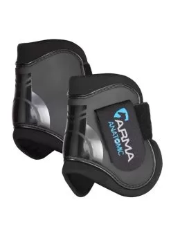 Shires Arma Fetlock Boots - Black/Black