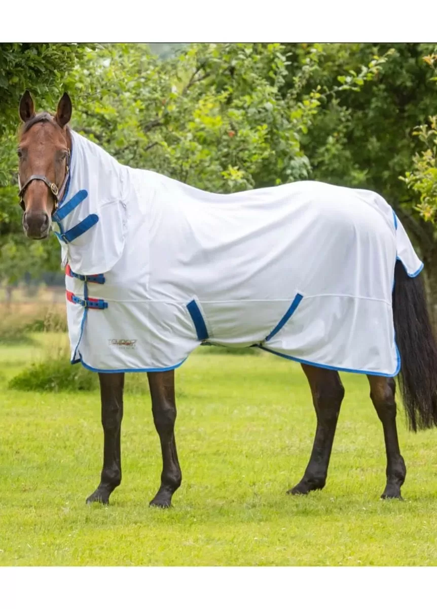 Shires Tempest Original Fly Combo Rug - White/Red/Blue 1 Shires Tempest Original Fly Combo Rug - White/Red/Blue