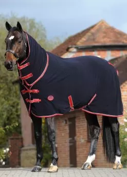 Weatherbeeta Fleece Cooler Combo Neck - Navy/Red/White