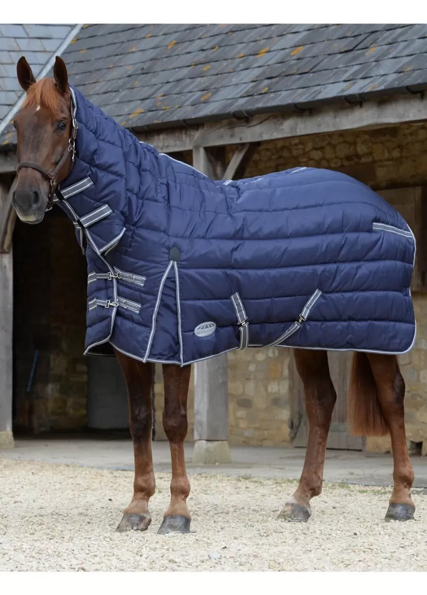 Weatherbeeta ComFITec PP Channel Quilt II Combo Neck Heavy - Dark Blue/Grey/White 1 Weatherbeeta ComFITec PP Channel Quilt II Combo Neck Heavy - Dark Blue/Grey/White