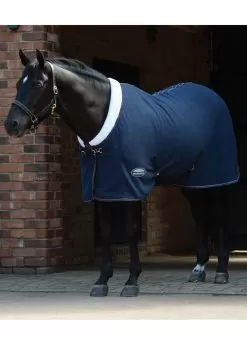 Weatherbeeta Sherpa Fleece Cooler - Dark Blue/White