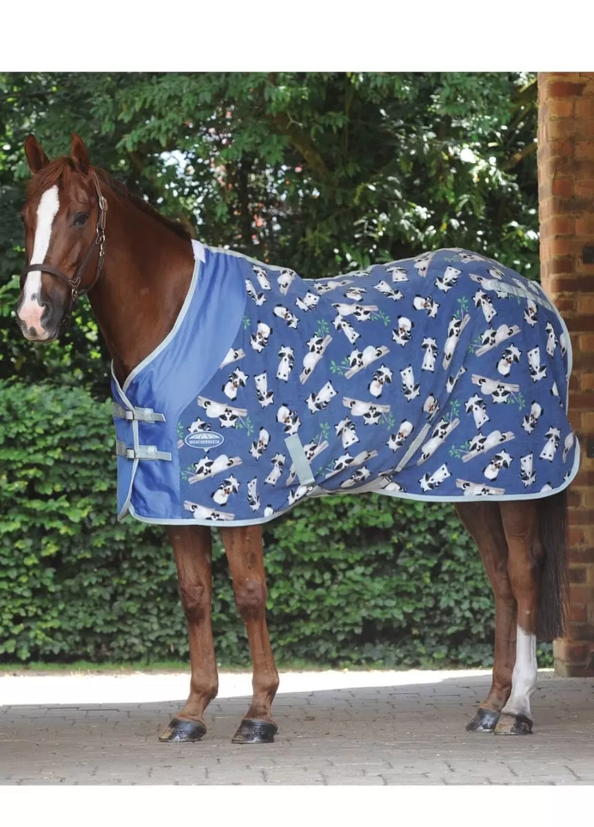 Weatherbeeta Fleece Cooler Standard Neck - Raccoon Print 1 Weatherbeeta Fleece Cooler Standard Neck - Raccoon Print