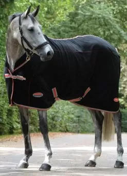 Weatherbeeta Therapy-Tec Fleece - Black/Silver/Red