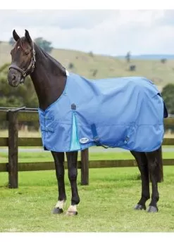 Weatherbeeta ComFITec Classic Standard Neck Lite - Delft Blue/Mint