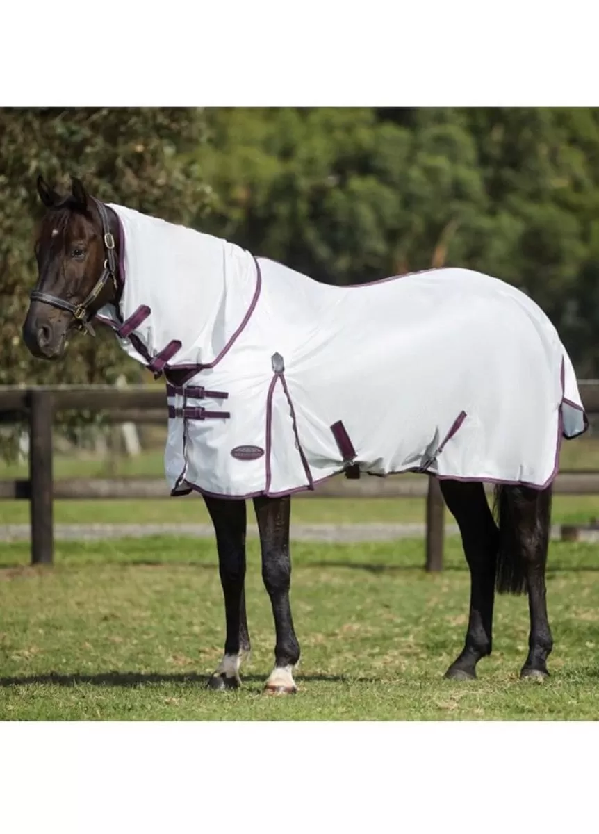 Weatherbeeta ComFITec Essential Mesh II Combo - White/Maroon/Grey 1 Weatherbeeta ComFITec Essential Mesh II Combo - White/Maroon/Grey