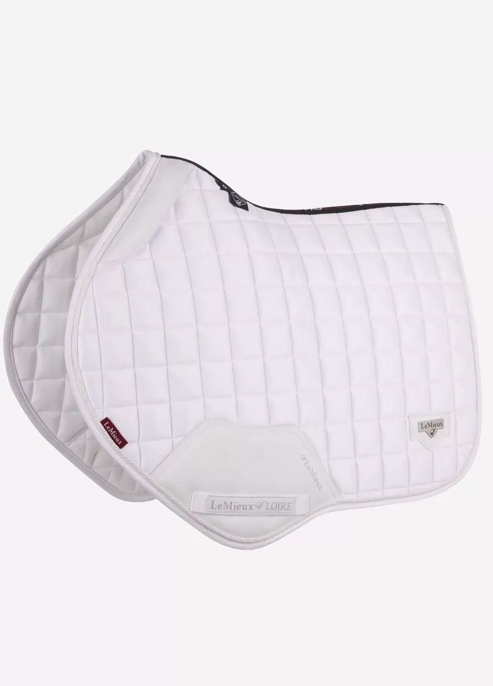 LeMieux Loire Satin CC Square - White 1 LeMieux Loire Satin CC Square - White