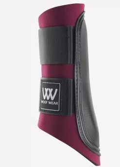 Woof Wear Club Brushing Boots - Burgundy