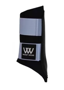 Woof Wear Club Brushing Boots - Black/Porcelain