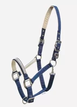 Schockemohle Xenia Chrome Headcollar - Navy